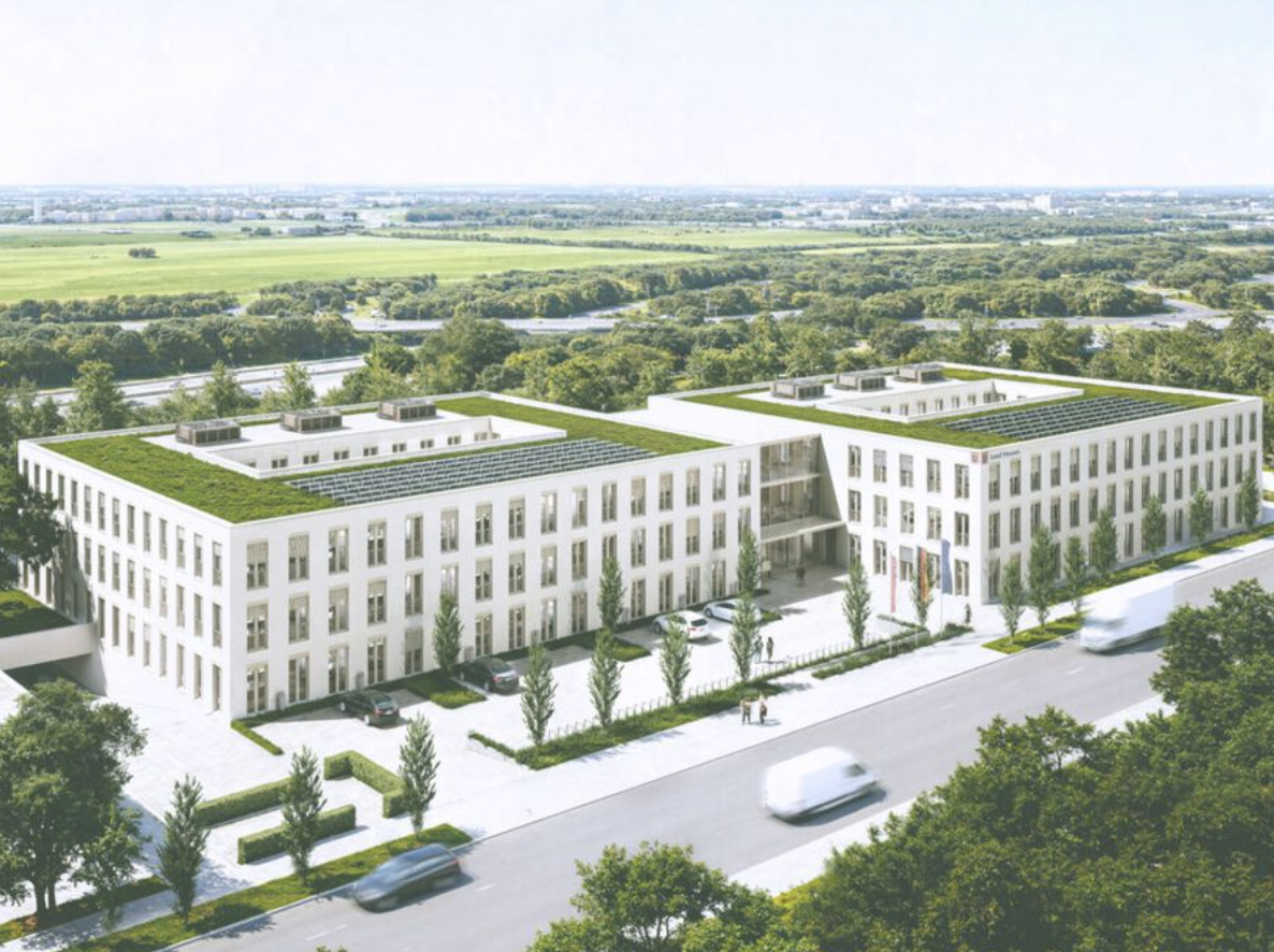 FFM/Wiesbaden: Land mietet 8.100 m² in Büroneubau